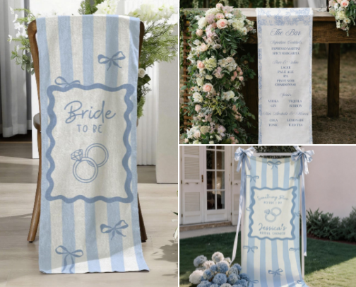 Something Blue Before I Do Bridal Shower cover photo collage