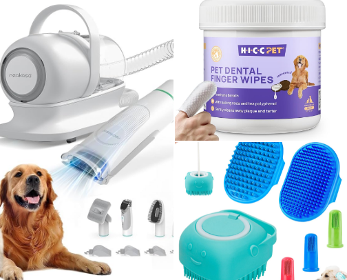 🧼Dog Bath Time Essentials cover photo collage