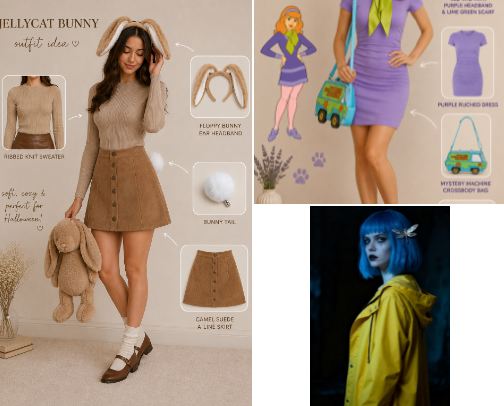 Halloween Costume Ideas cover photo collage