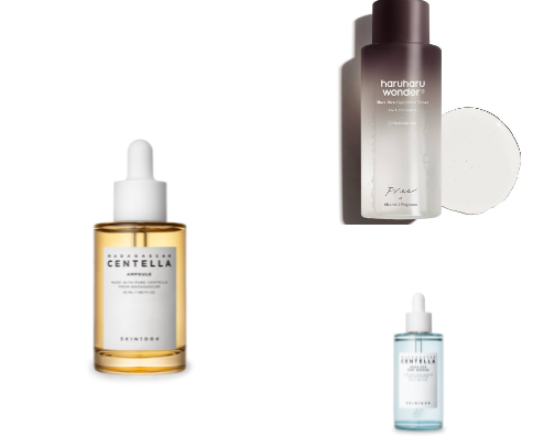 Skincare Faves cover photo collage