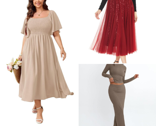 Plus Size Finds cover photo collage