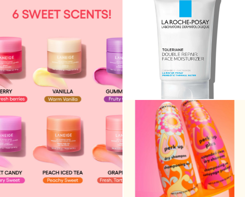 My favorite beauty recs cover photo collage