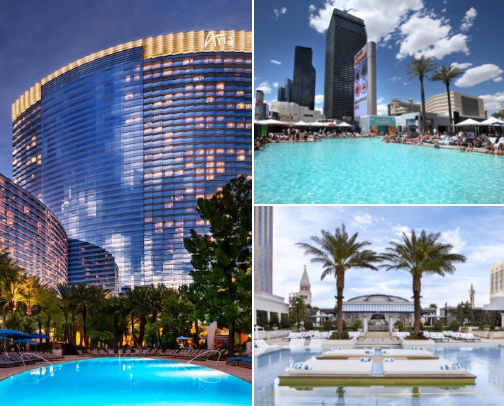 My favorite Stay on the Las Vegas Strip cover photo collage