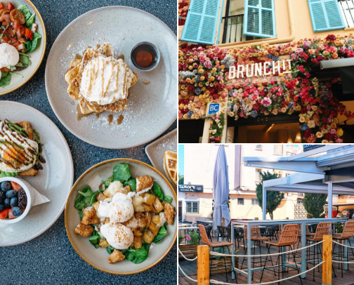 Brunch spots cover photo collage
