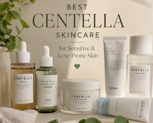 Best Centella Skincare for Sensitive & Acne-Prone Skin cover photo collage