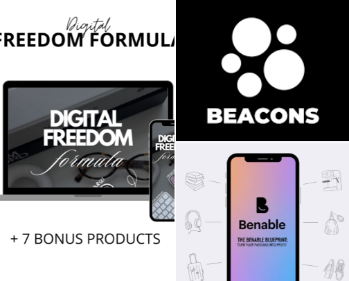 The Beginner-Friendly Way to Start a Side Hustle & Make Passive Income Online cover photo collage