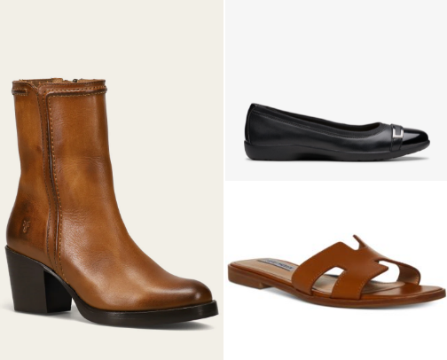 Cute shoes cover photo collage