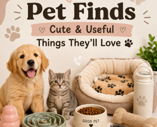 Pet Finds | Cute & Useful Things They'll Love 🐾 cover photo collage