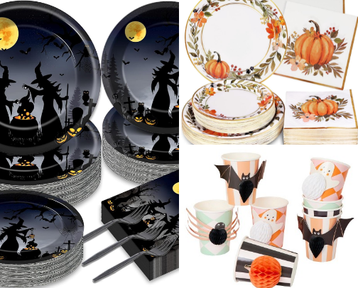 Halloween Party Decorations cover photo collage