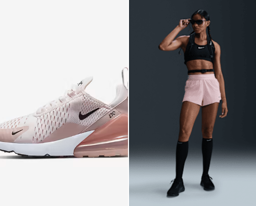 Women's Sports Shoes and Clothing. cover photo collage
