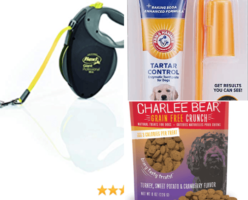 Basic essentials for a medium/large dog ! cover photo collage