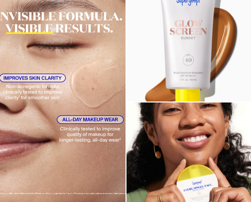 Supergoop SPF Favorites: Face, Body & Gifts cover photo collage
