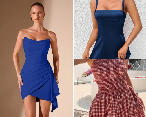 "Sexy Dress Alert: Turn Heads and Slay the Game! 🔥👗" cover photo collage