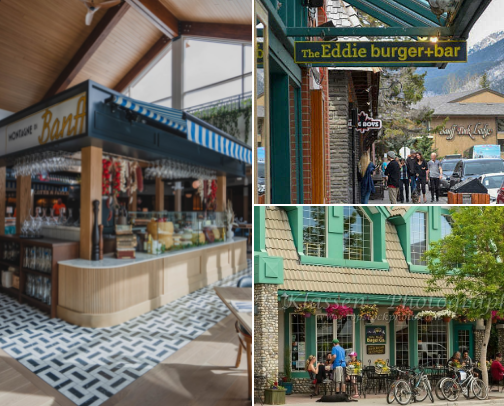 Banff Eats & Drinks cover photo collage