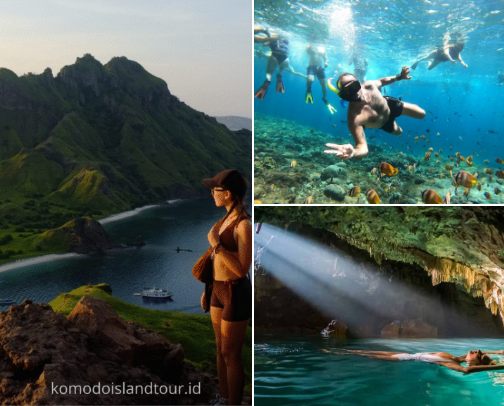 🦖 Komodo Adventure: Trekking, Snorkeling & Drone Essentials cover photo collage