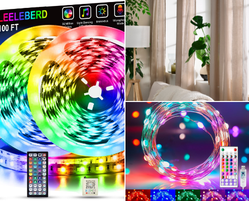 Cozy Aesthetic Room Decor & Lighting Essentials cover photo collage