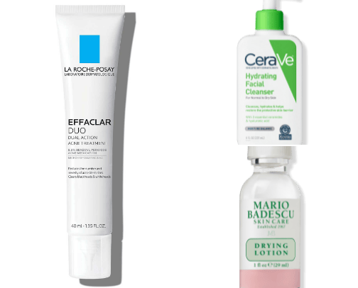 Skin care cover photo collage