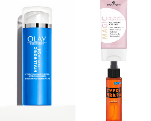 Skin care cover photo collage