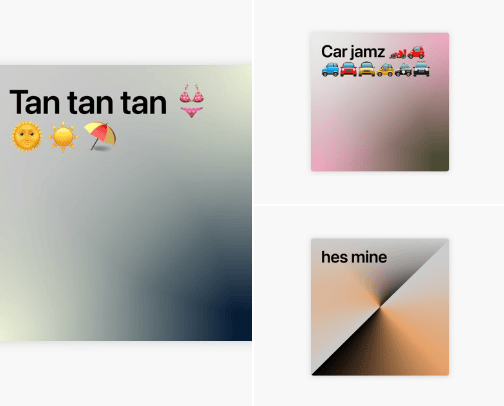 Playlist cover photo collage