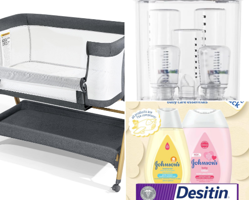 Newborn must haves🩷 cover photo collage