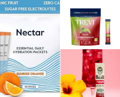 Hydration essensials cover photo collage