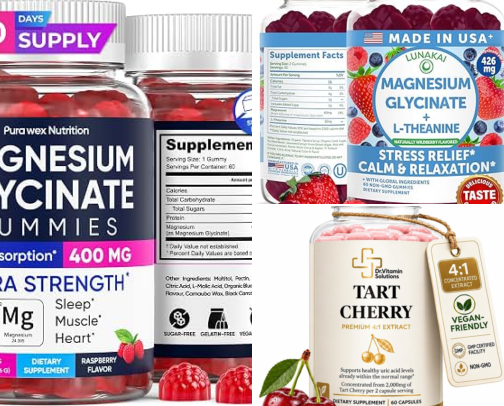 Vitamins and Supplements cover photo collage