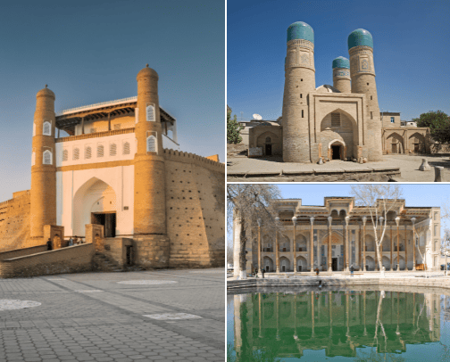 Chill and Explore Bukhara cover photo collage