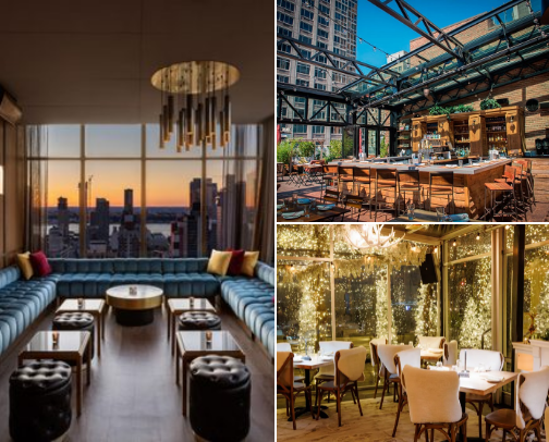 Top 10 Rooftop Restaurants in NYC with Stunning Views cover photo collage