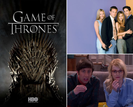 My comfort tv shows cover photo collage