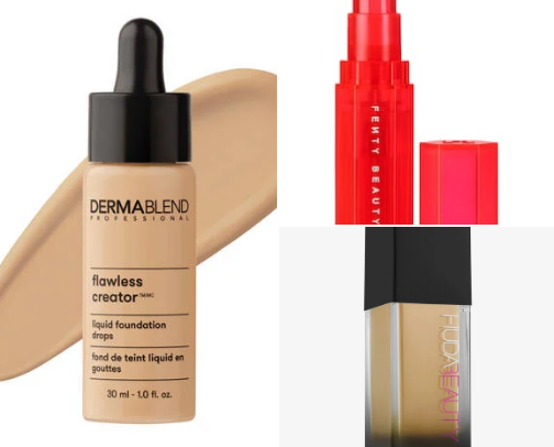makeup, washes, and many products for an oily face, the best makeup🌸 cover photo collage