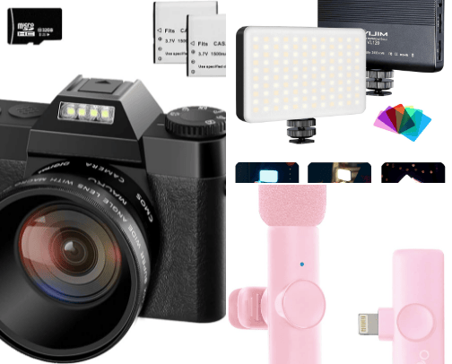 content creator stuff cover photo collage