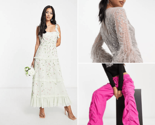 Current favorites from Asos cover photo collage