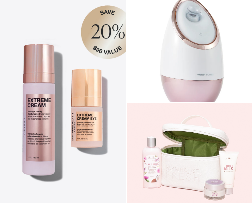 Gifts for Winter Skin : Ceramides, Peptides & Botanical Products cover photo collage