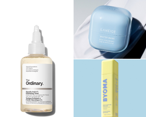 my skincare necessities🧴 cover photo collage