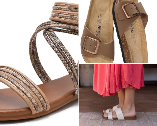My must-have summer shoes cover photo collage