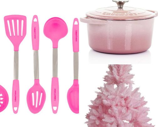 Pink on Amazon cover photo collage