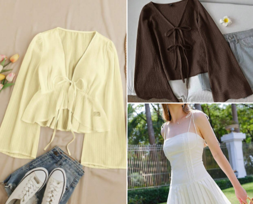 Women's clothing cover photo collage