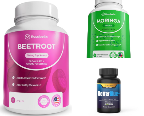 My daily supplements cover photo collage