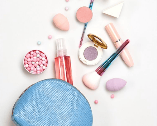 Affordable drugstore makeup cover photo collage