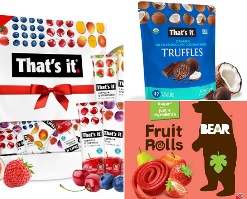 Halloween healthy “treats” cover photo collage