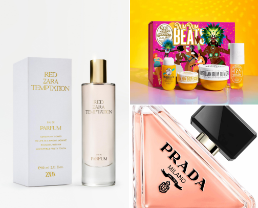 parfume cover photo collage