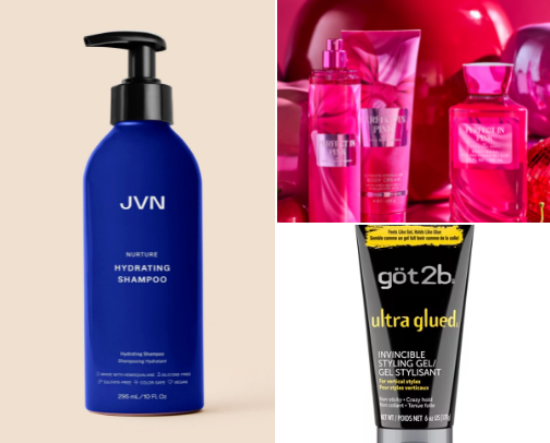 THE BEST PRODUCTS FOR BODY AND HAIR cover photo collage