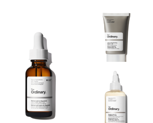 The Ordinary skin care✨️ cover photo collage