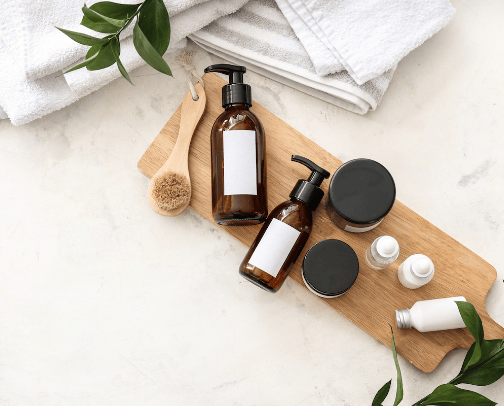 Skin care cover photo collage