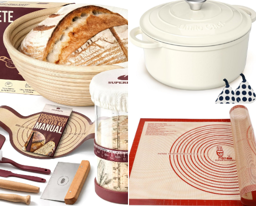 🥖 Everything You Need to Start Making Sourdough ⭐ cover photo collage