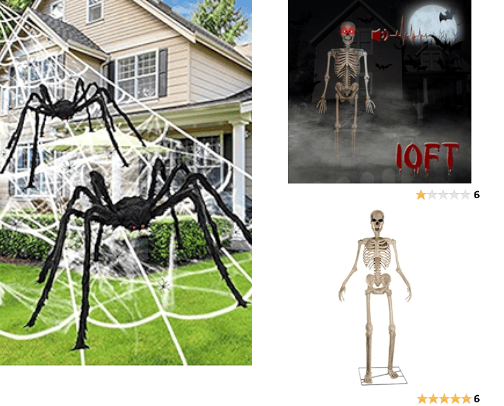 Halloween Decorations cover photo collage
