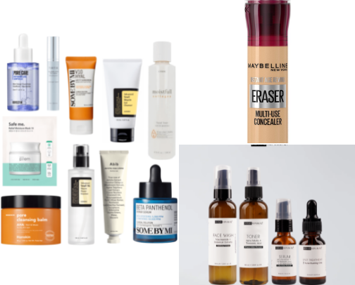 My favorite beauty recs cover photo collage