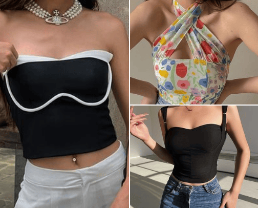 Trendy Pinterest Tops! cover photo collage