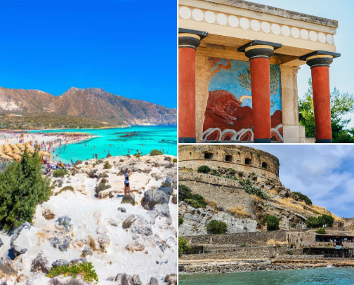 🌴My favorites in Crete - beaches, tours and experiences 🌴 cover photo collage