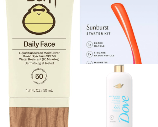Body care cover photo collage